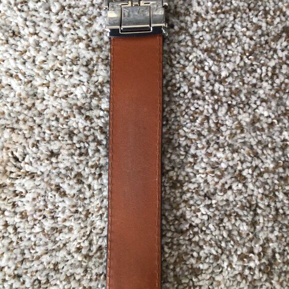 Alton Lane Italian Leather Belt Size 44 Black USA Made Classic Menswear - Picture 3 of 16